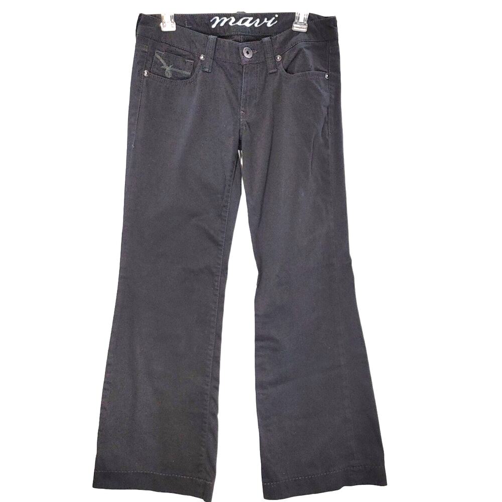 Mavi Cora black wide leg jeans